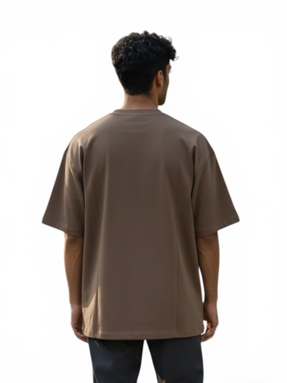 DOLCE GABBANA Oversized T-Shirt (brown)
