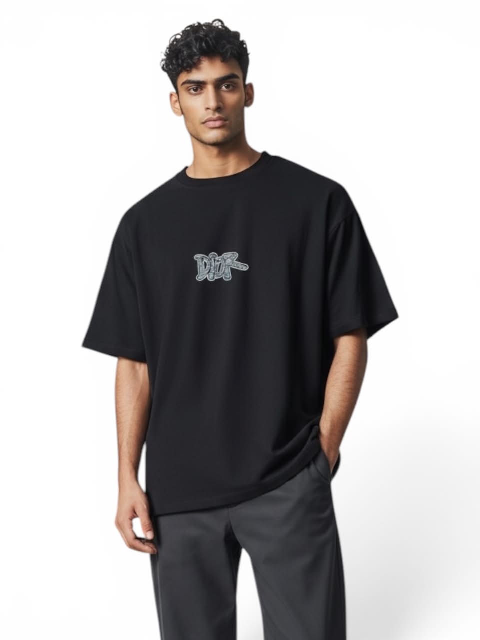 DIOR Oversized T-Shirts (black)