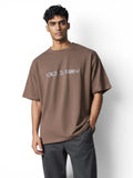 DOLCE GABBANA Oversized T-Shirt (brown)